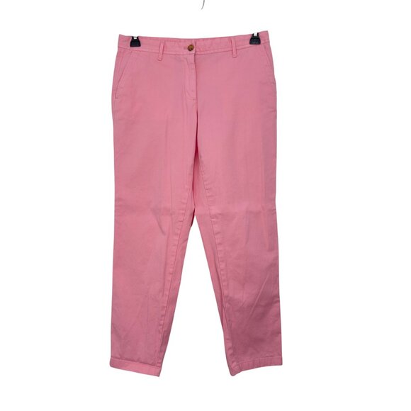 Talbots Womens Size 6Petite Baby Pink Relaxed Chino Pants Classic Slash Pockets - Picture 1 of 9
